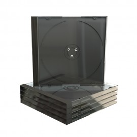 MediaRange CD Jewelcase for 1 disc 10.4mm Black tray (MRBOX22)