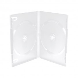 MediaRange DVD Case  for 2 Discs 14mm machine packing grade Frosted/Transparent (MRBOX26-M)