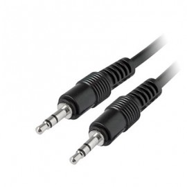 Καλώδιο MediaRange Audio Jack plug 3.5mm/Jack plug 3.5mm 1.0M Black (MRCS140)