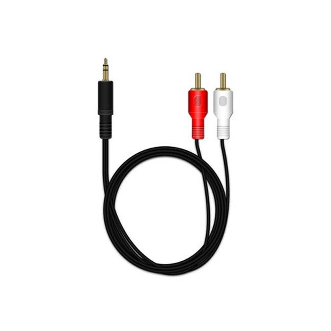 Καλώδιο MediaRange RCA/Stereo Jack connection cable 3.5mm., 1.0M Black (MRCS164)