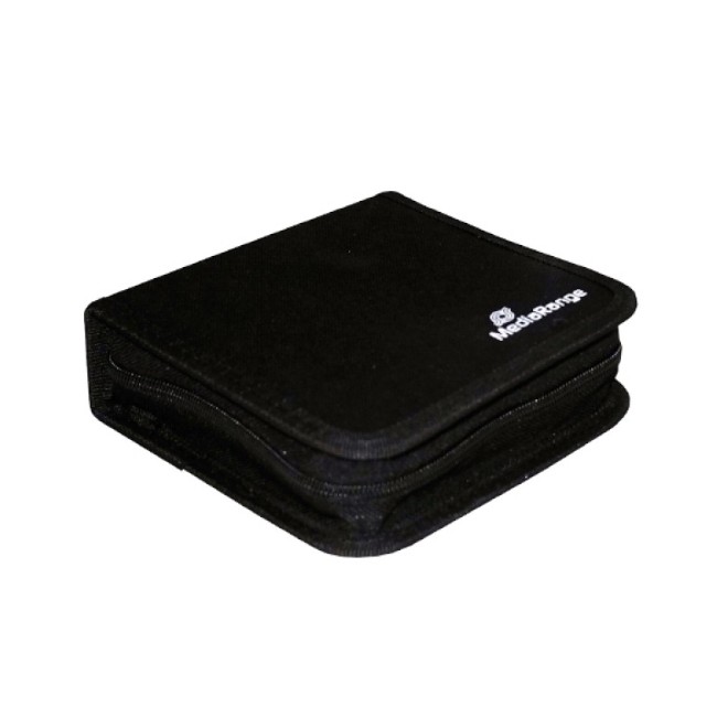 MediaRange Media Storage Wallet for 24 Discs Nylon Black (MRBOX50)