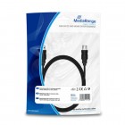 Καλώδιο MediaRange USB 2.0 Extension AM/AF 1.8M Black (MRCS154)